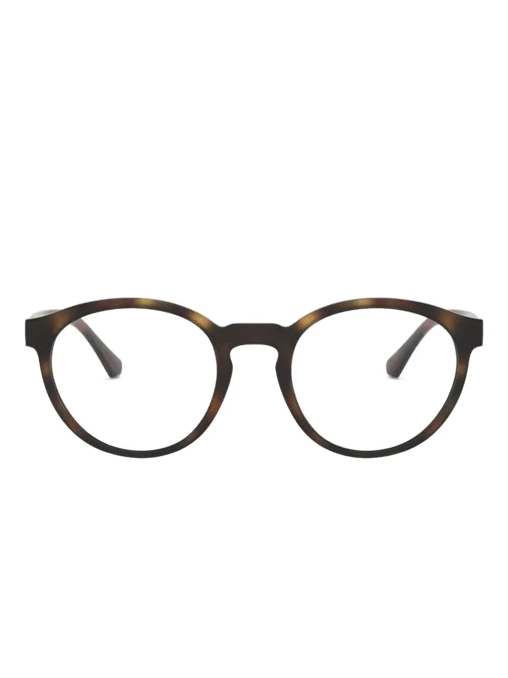 

Круглые солнцезащитные очки с клипсой EMPORIO ARMANI, коричневый