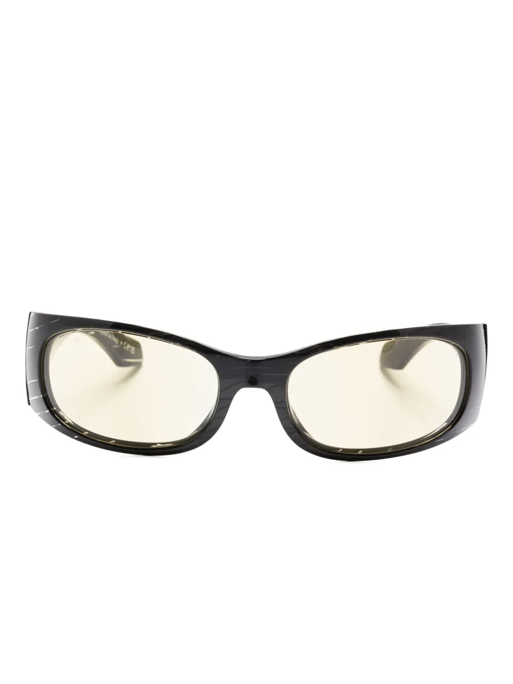 

Солнцезащитные очки в прямоугольной оправе Alain Mikli, черный