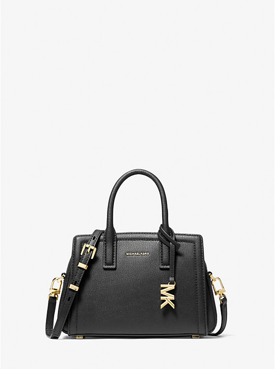 

Сумка через плечо Laila очень маленького размера из кожи Michael Kors, черный