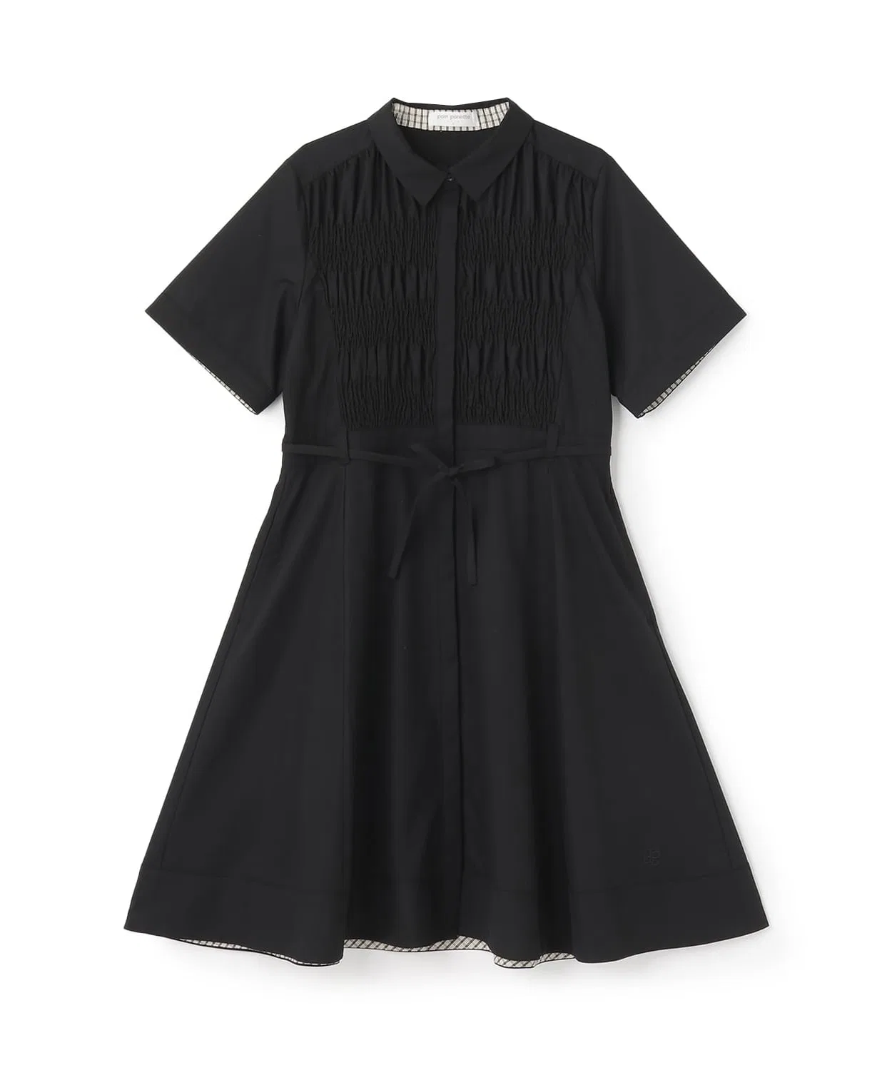 Платье с кулиской, Polyester, чёрный