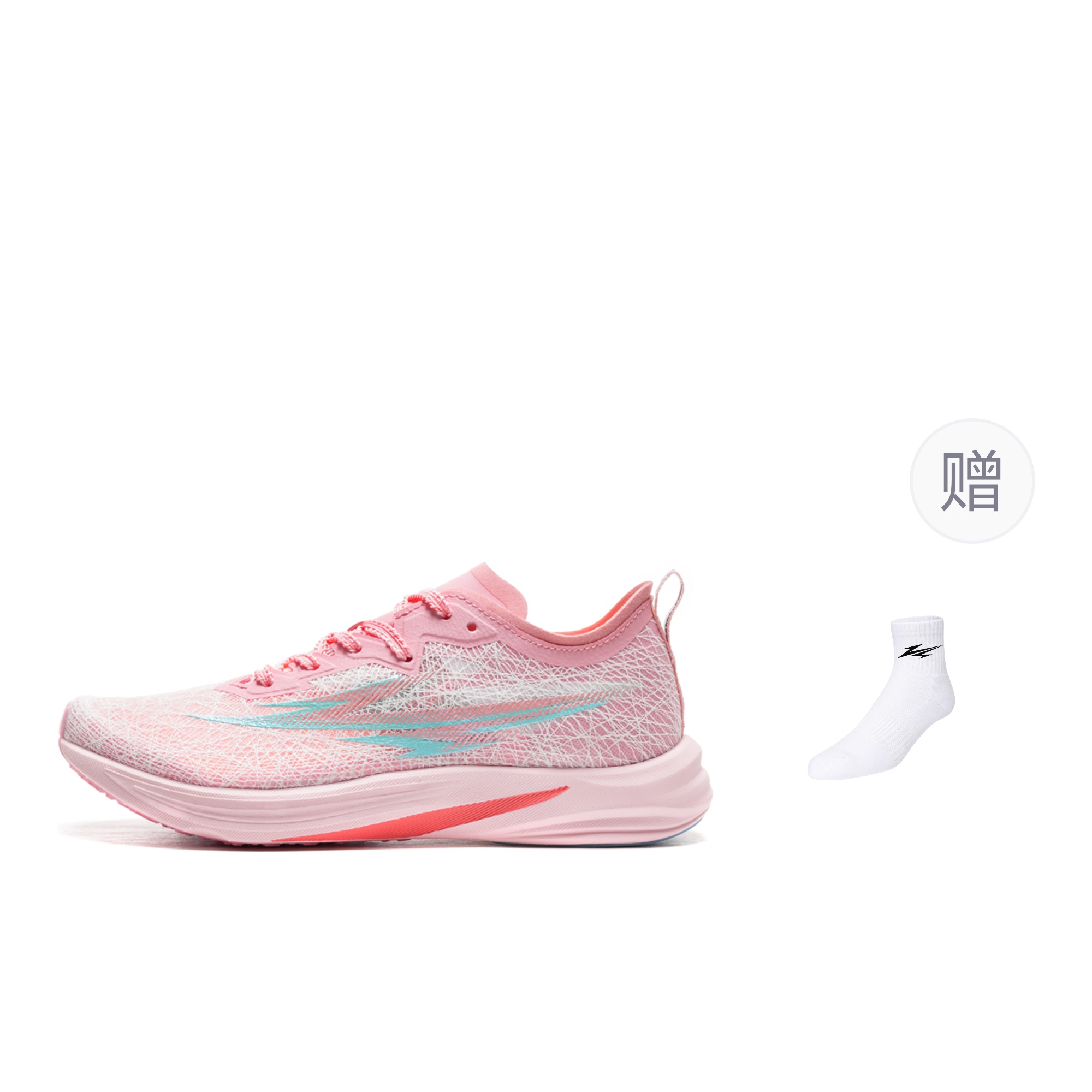 

Dynamic Power Унисекс кроссовки лоу-топ с градиентом розового цвета и носки с градиентом розового цвета комплекты, цвет Gradient Pink Socks Sets