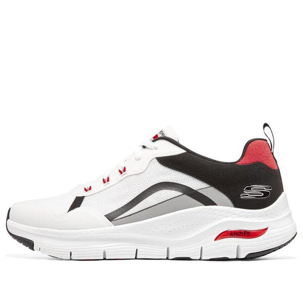 

Кроссовки arch fit shoes 'white red black' Skechers, белый