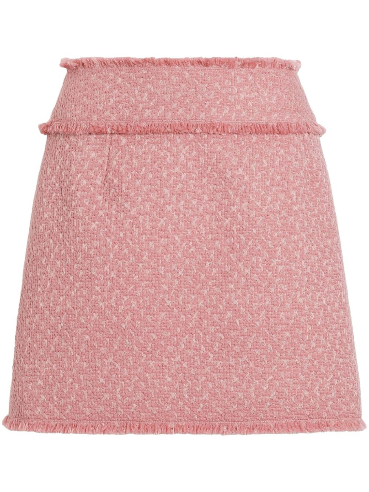 

Dolce & Gabbana твидовая юбка мини, розовый