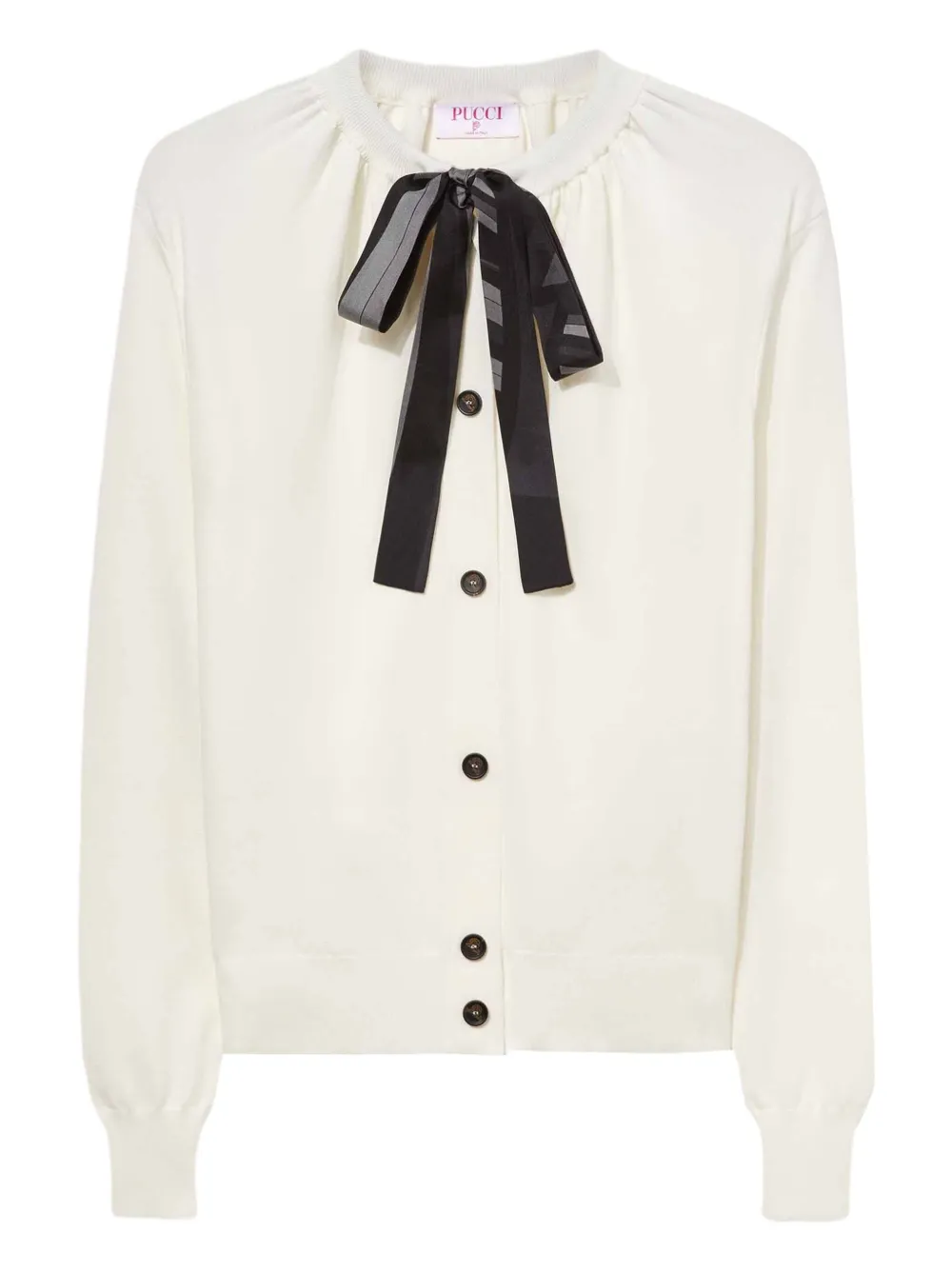 

Кардиган с лентами Pucci, белый