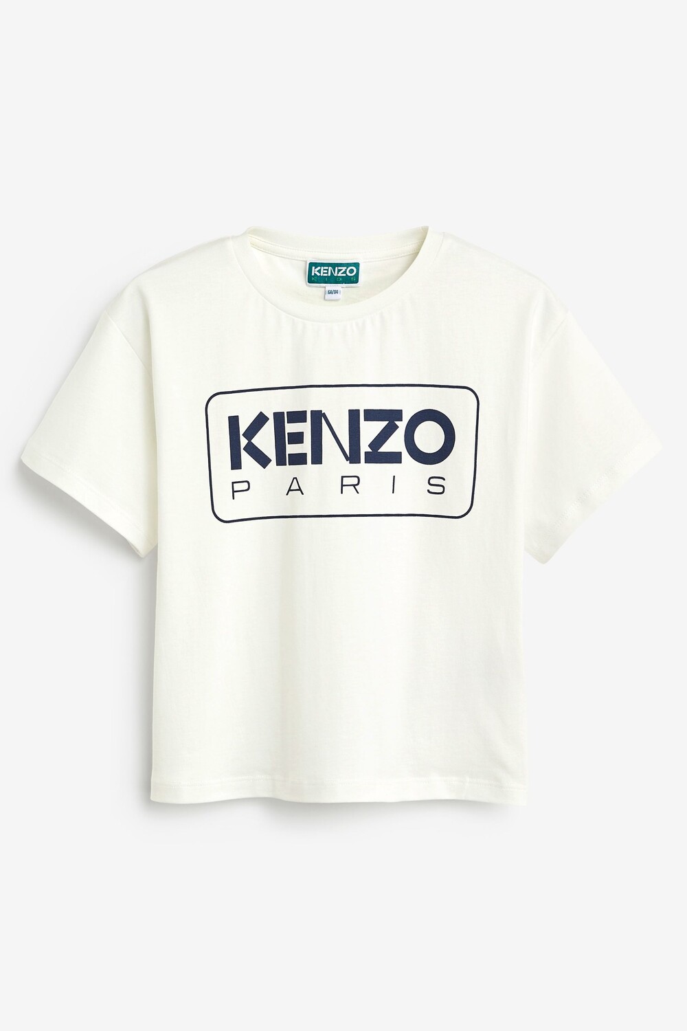 

Детская футболка с короткими рукавами и логотипом Kenzo Kids, белый