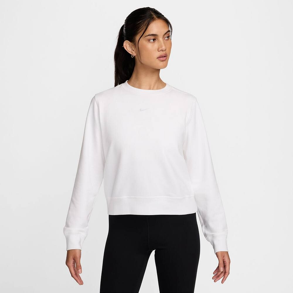 

Женский свитшот с круглым вырезом Nike One Dri-FIT, белый