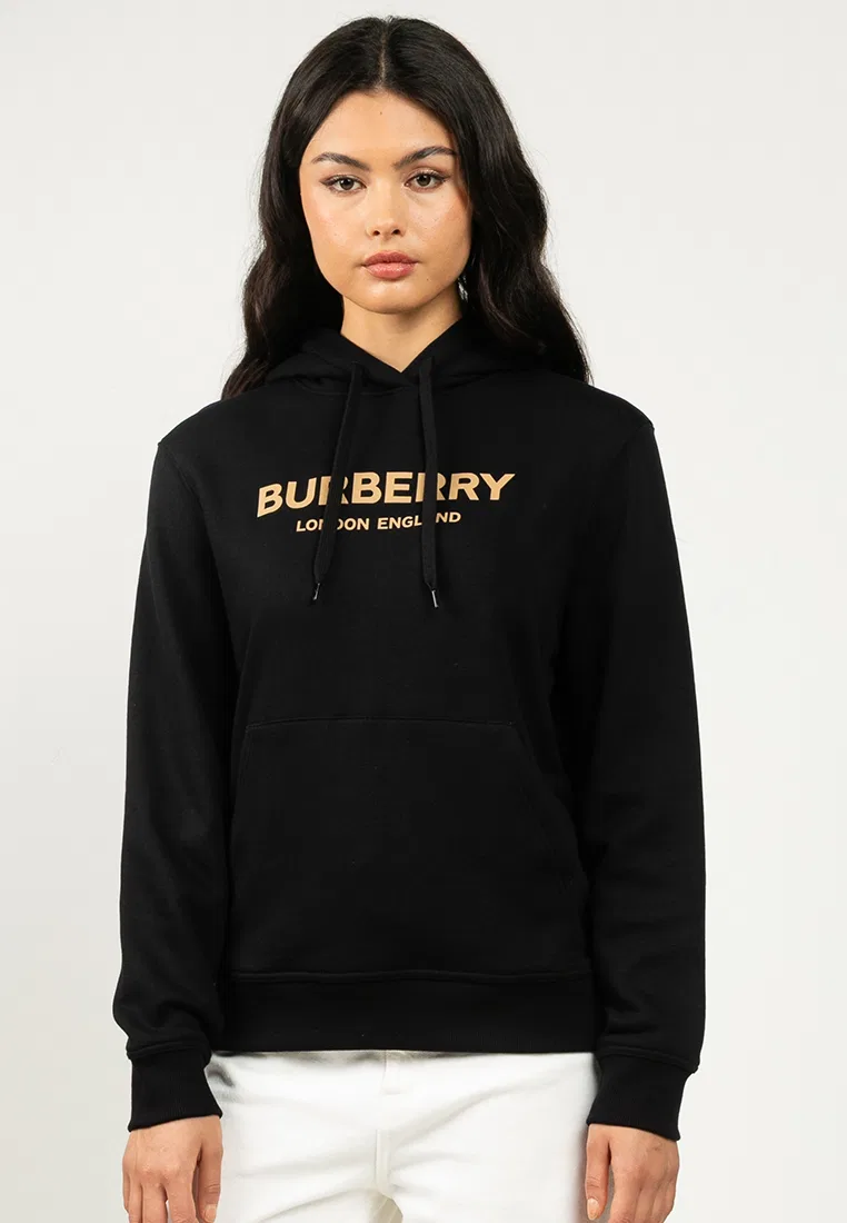 Худи Kendall, Burberry, черный, 100% хлопок