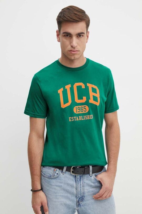 

Хлопковая футболка United Colors of Benetton, зеленый
