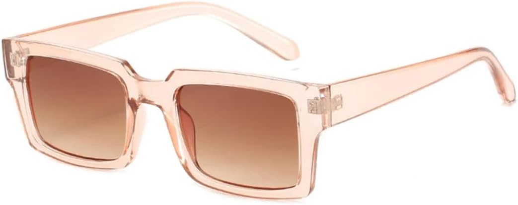 

Солнцезащитные очки для мужчин и женщин - защита UV400 - маленькая оправа, леопардовый черный цвет линз, цветные, для занятий спортом на открытом воздухе и вождения DSVIGF, Brown-gradient Brown