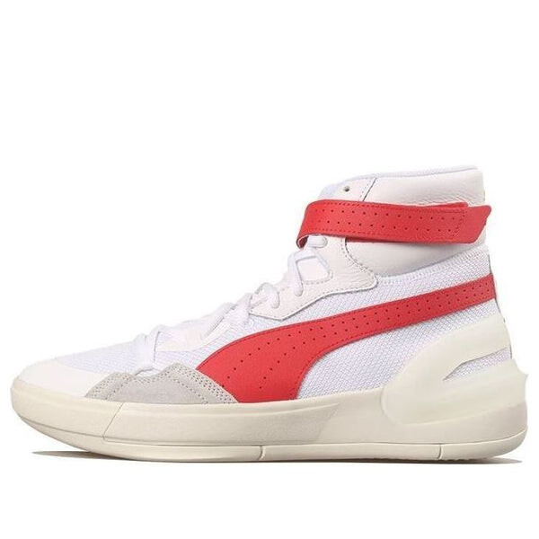 

Кроссовки sky modern 'white high risk red' Puma, белый