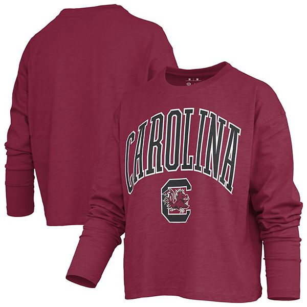 

Женская футболка с длинным рукавом и прямым кроем garnet south carolina gamecocks motley Pressbox