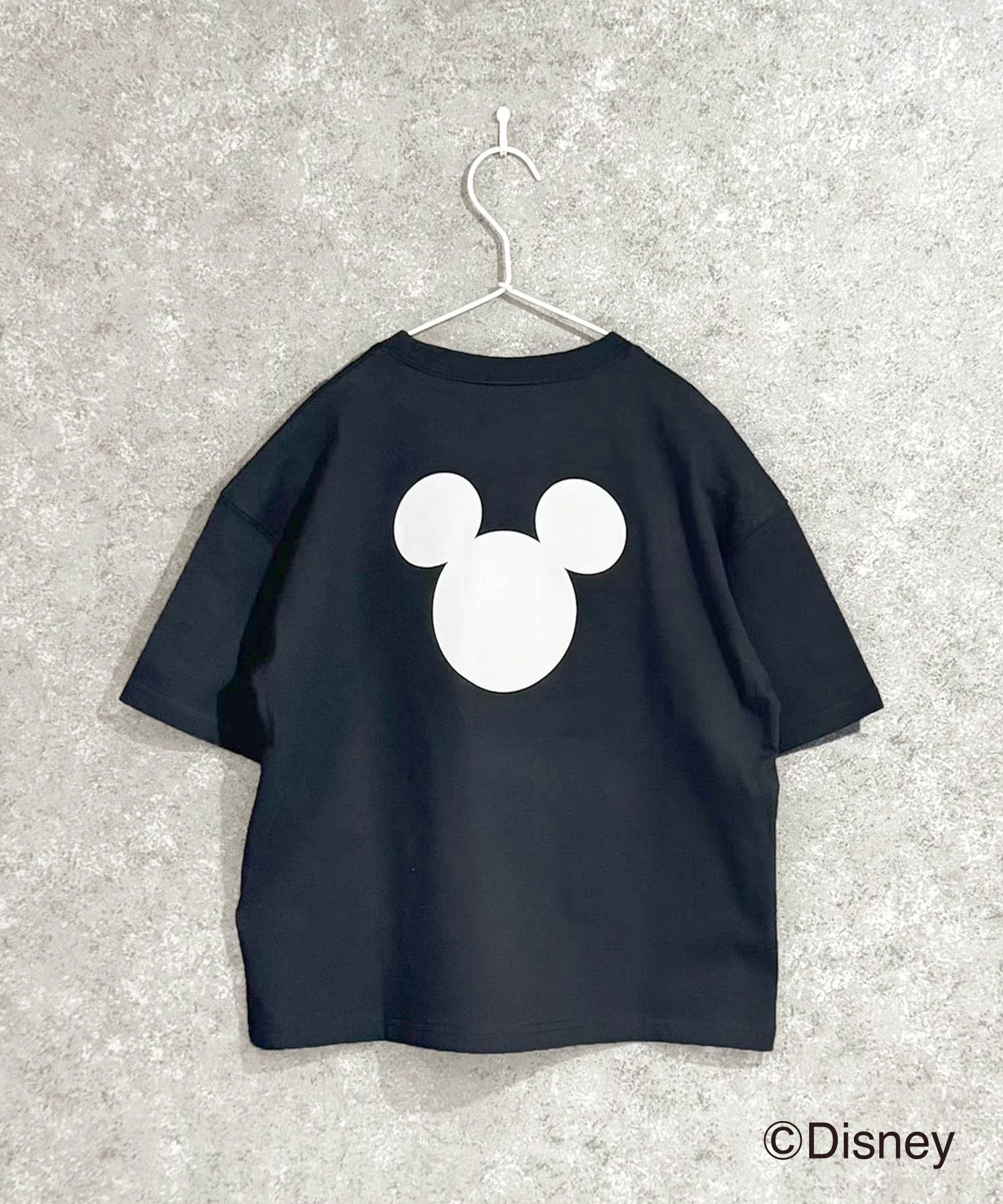 Детская футболка Mickey Mouse с принтом, чёрный