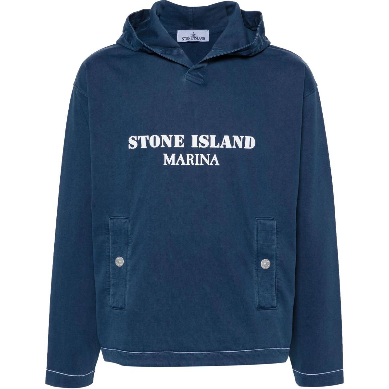 

Толстовка мужская синяя Stone Island, синий