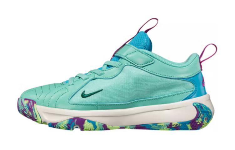 

Nike Kids Баскетбольные кроссовки для детей, Lime Blast/Indigo Force/Noise Aqua