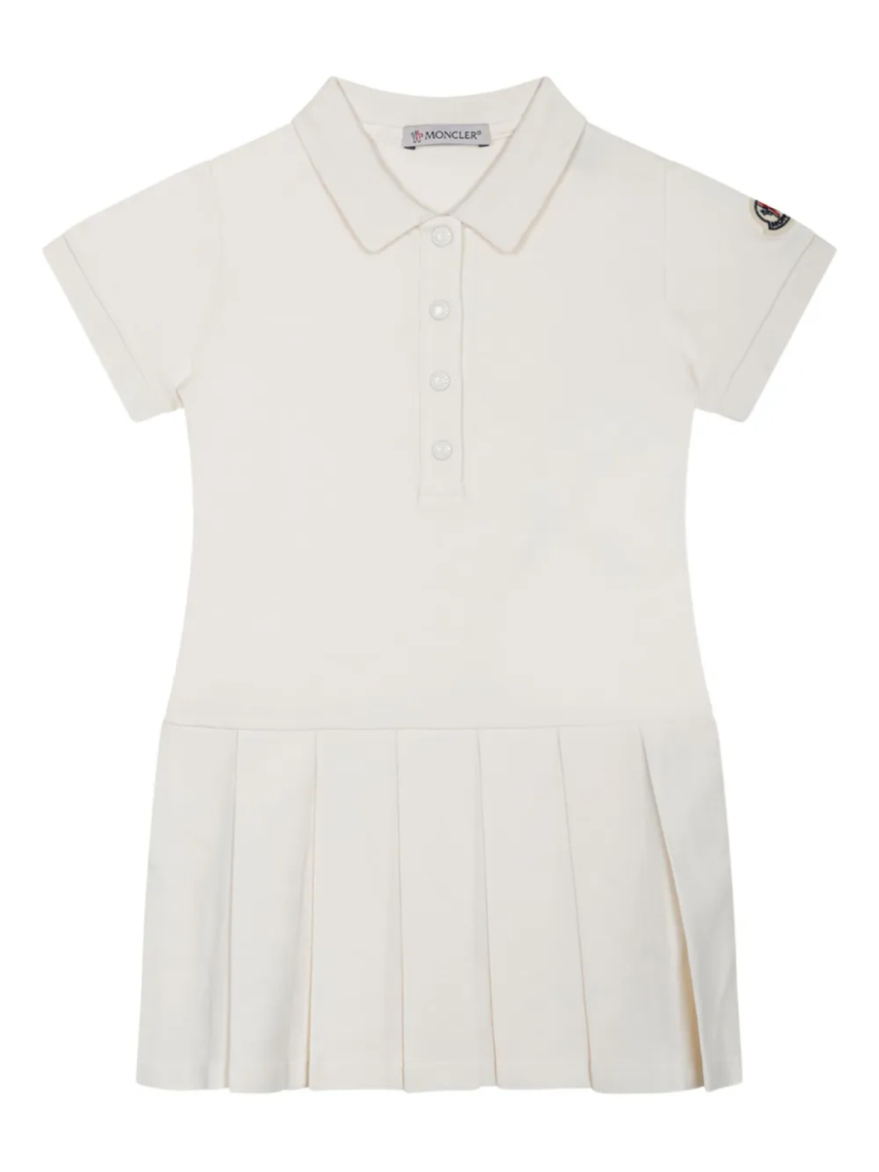 

Moncler Enfant платье с пуговицами, белый