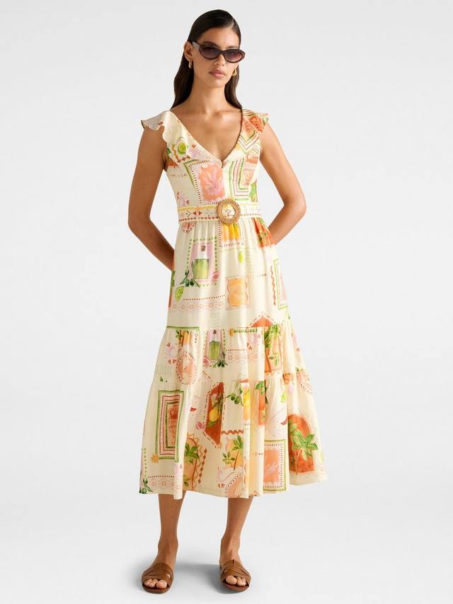 

Печатное миди-платье Layne Forever New, Multi