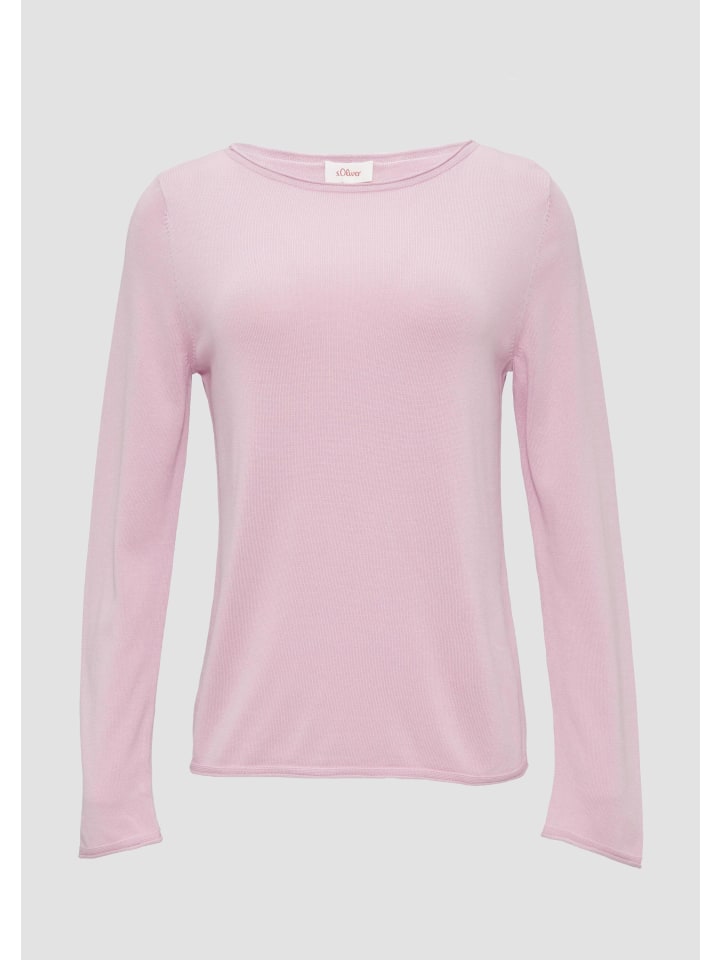 

Вязаный свитер в цвете 4703_лаванда s.Oliver