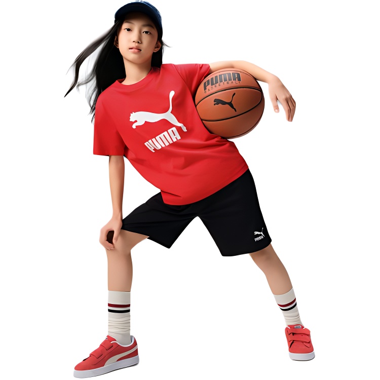 PUMA Повседневная спортивная одежда Sportstyle Series China Red детская — фото 4