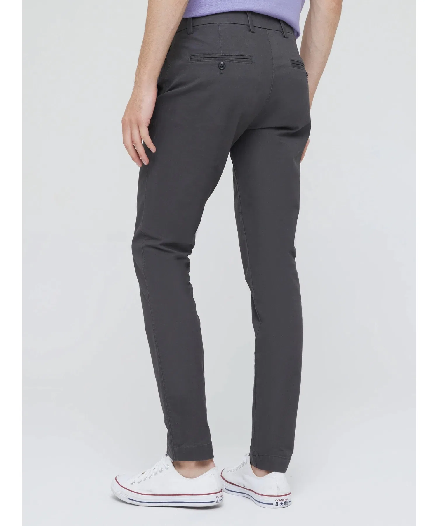 Брюки-чиносы Gapflex Essential Khaki Skinny Fit — фото 4