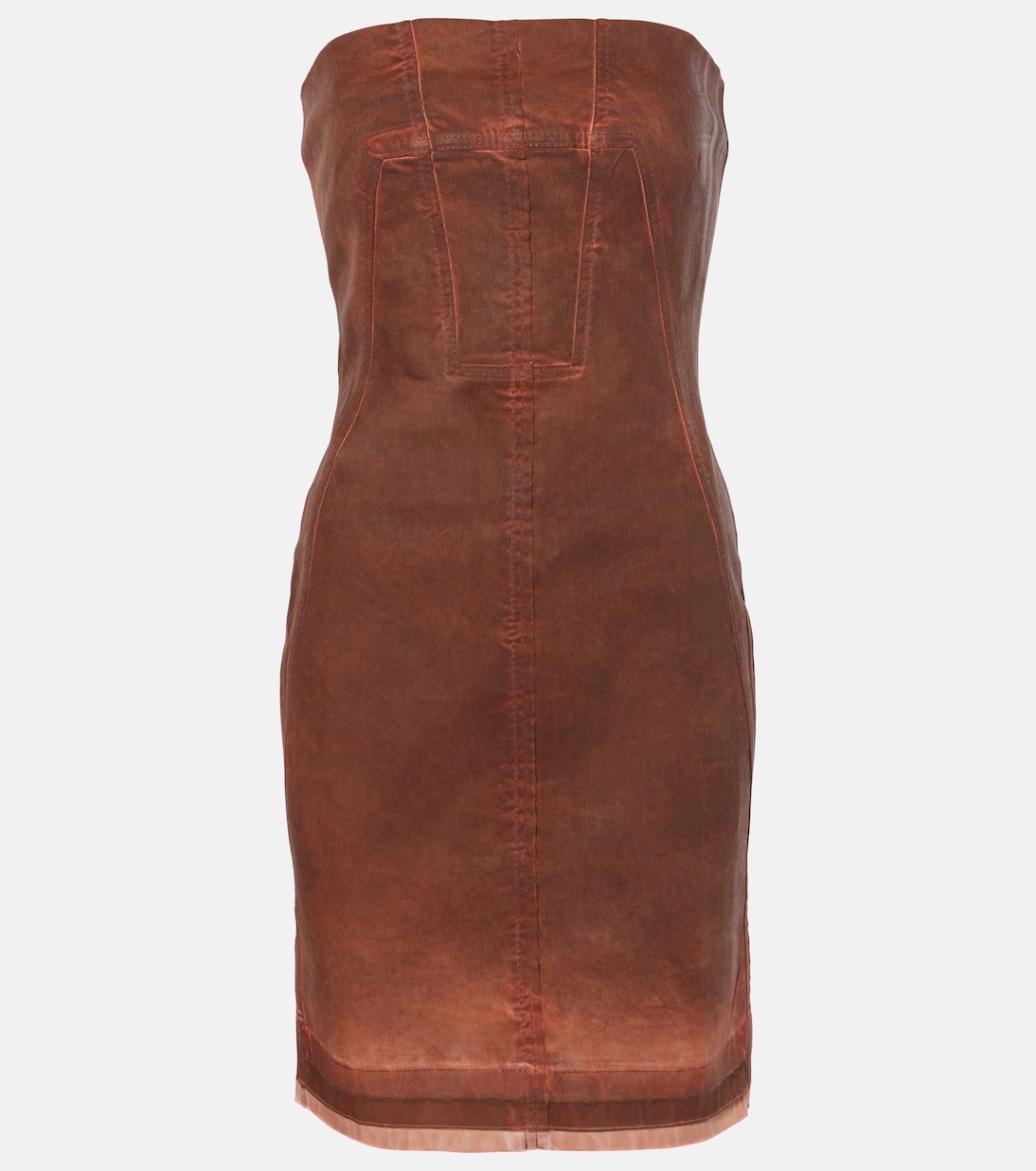 

Платье-бюстье из денима DRKSHDW Rick Owens, Terra