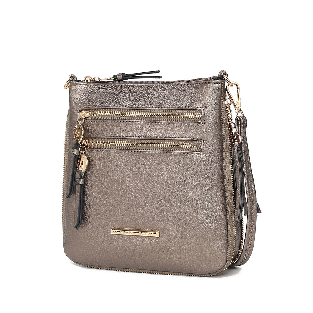 

Стильная женская сумка-кроссбоди Angelina от Mia K MKF Collection By Mia K., Pewter