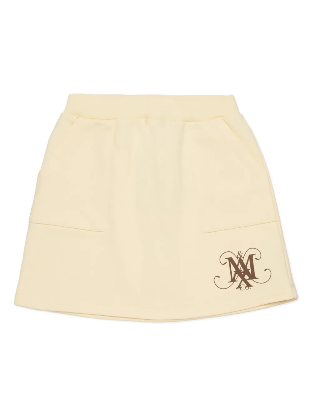 

Юбка с логотипом MAX&Co. Kids, нейтральный