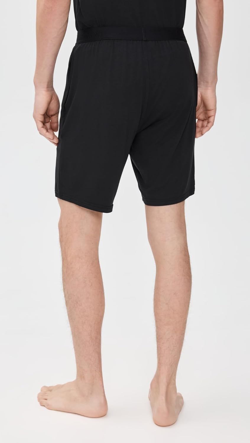 Мужские ультрамягкие шорты для сна Calvin Klein underwear из модала, Black — фото 3