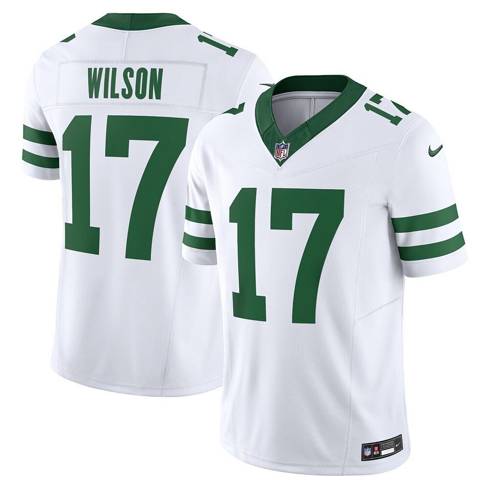 

Мужские кроссовки Nike Garrett Wilson Legacy White New York Jets Vapor F. Ограниченный Джерси, цвет Jet White