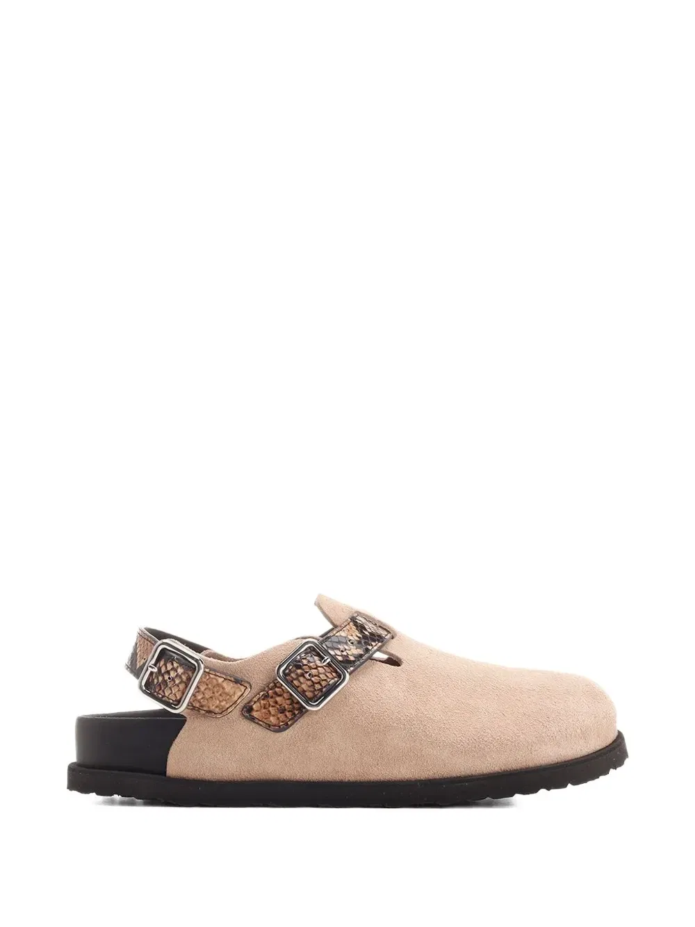 Мюли Tokio Cazador с эффектом змеиной кожи BIRKENSTOCK 1774, бежевый