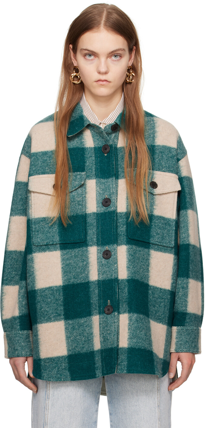 

Зеленая куртка Harveli Isabel Marant Etoile