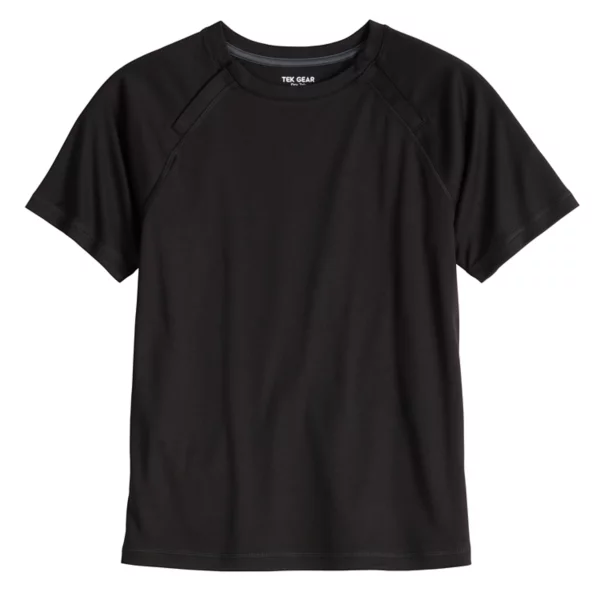 

Футболка с коротким рукавом для мальчиков 8-20 лет Adaptive Dry Tek Tek Gear, черный