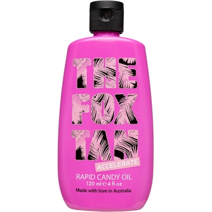 

The Fox Tan Tanning Accelerator Rapid Candy Oil Масло для загара для тела с кокосом, миндалем и маслом жожоба, веганское, 120 мл