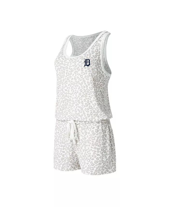 

Женский кремовый вязаный комбинезон Detroit Tigers Montana Hacci Concepts Sport