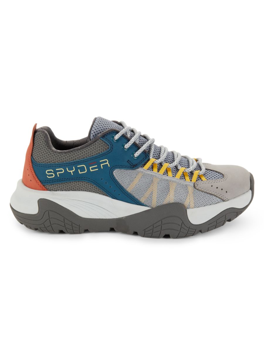 

Низкие сетчатые кроссовки Boundary Colorblock Spyder, цвет Glacier Grey