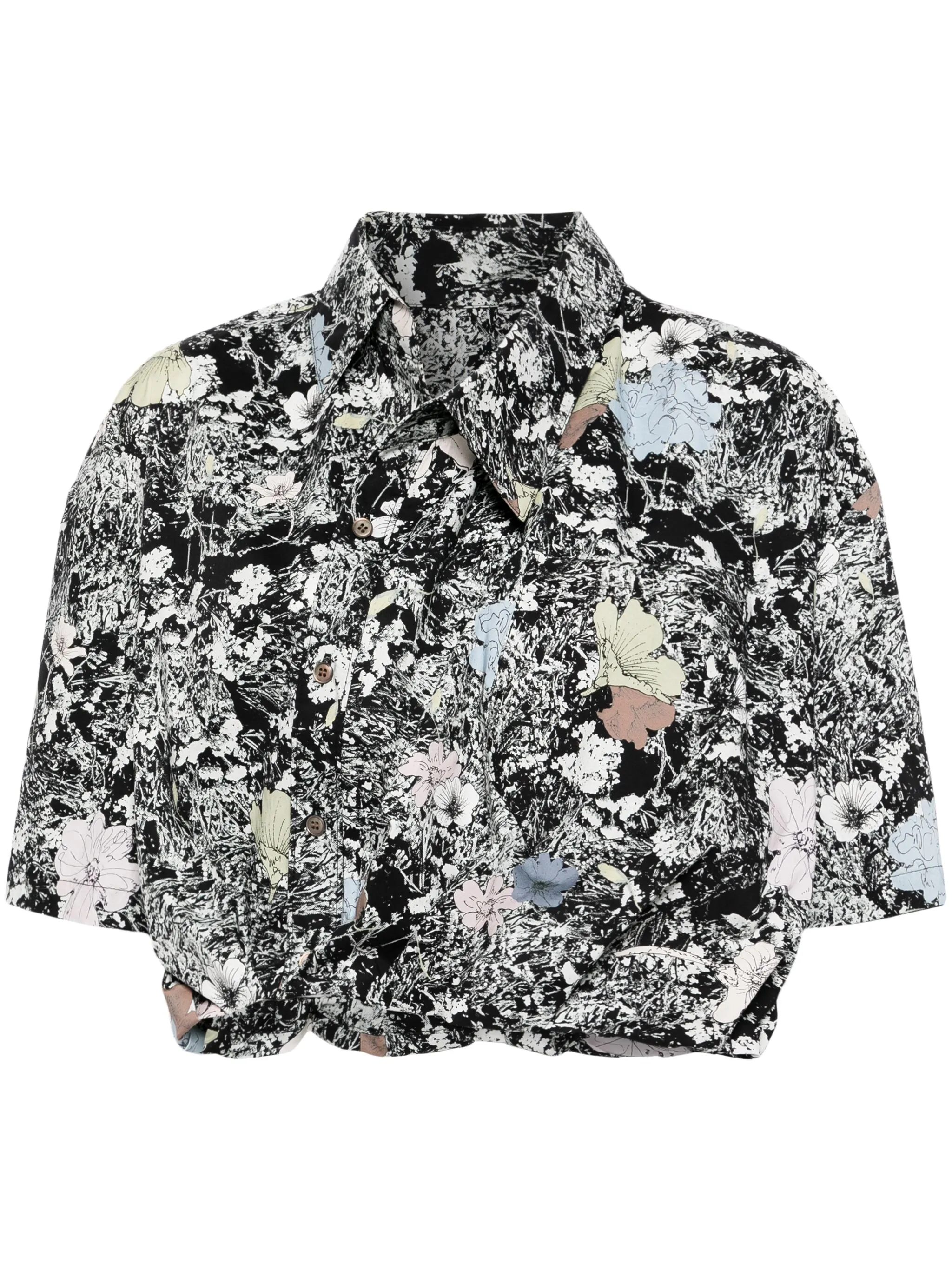 

Рубашка с принтом Jnby, черный