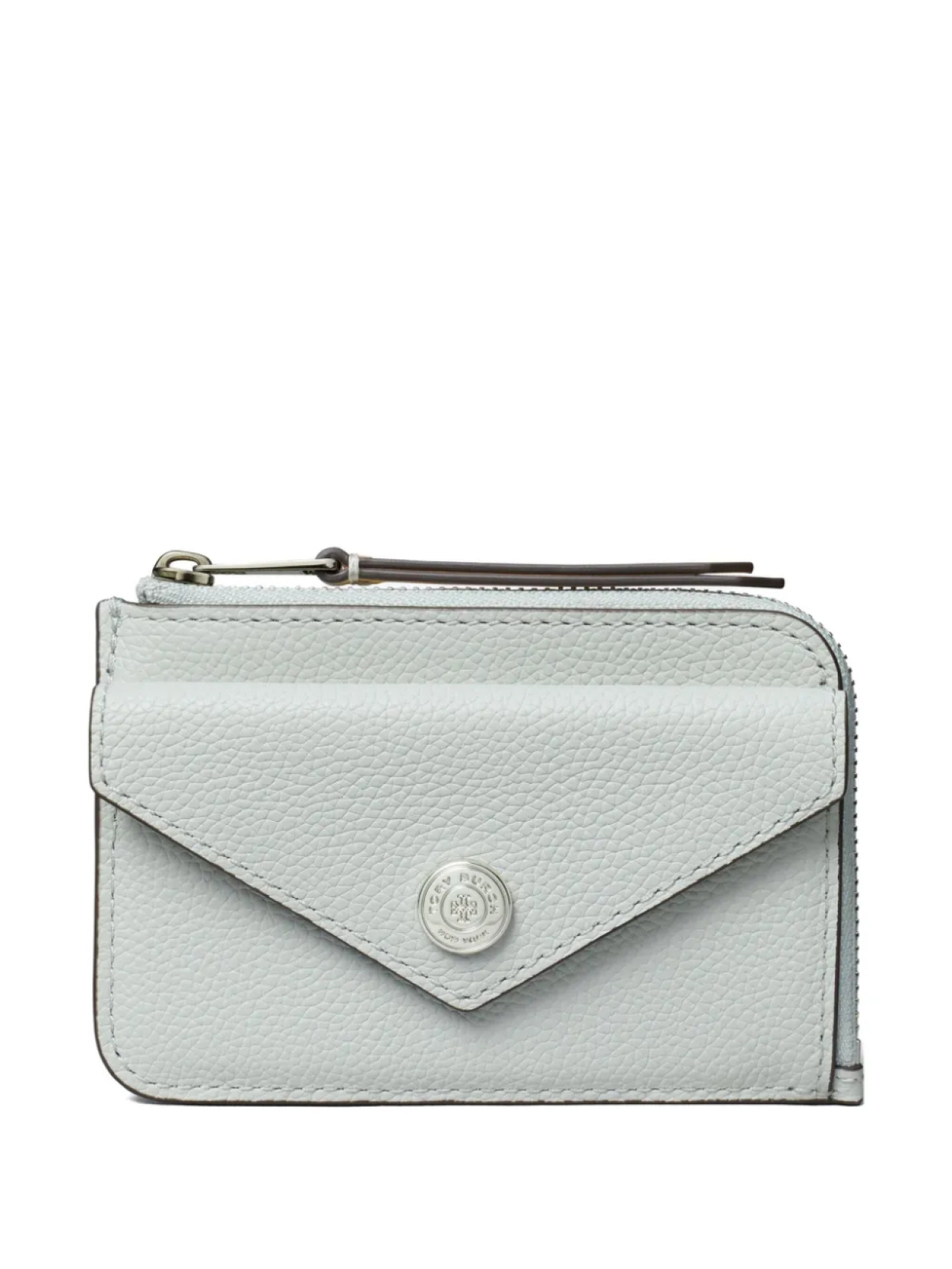 

Tory Burch картхолдер из зернистой кожи, серый