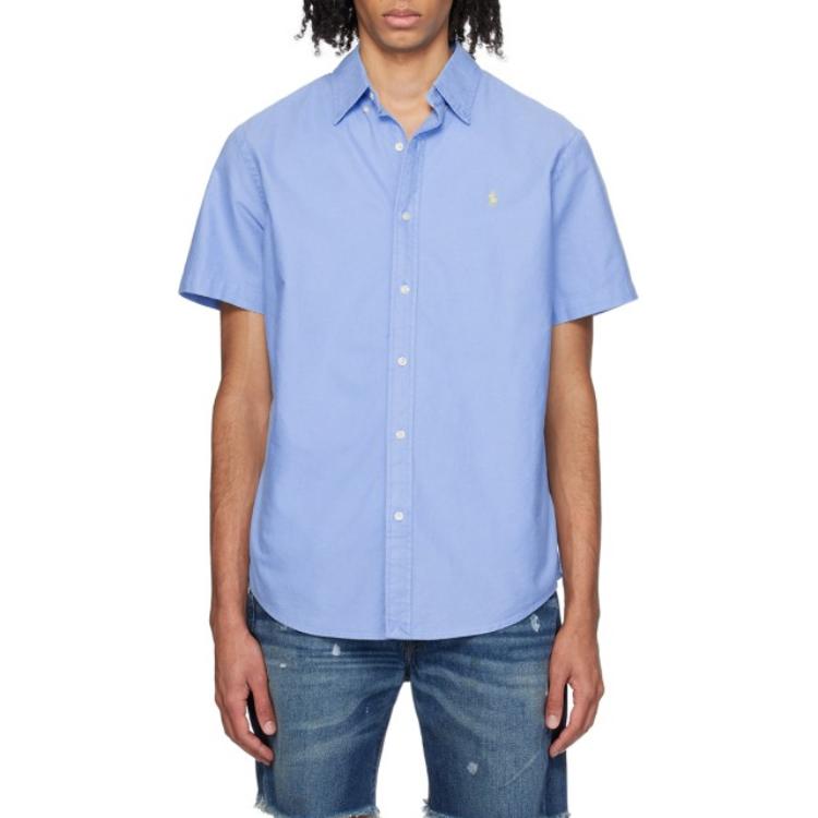 

Футболка поло мужская синяя Polo Ralph Lauren