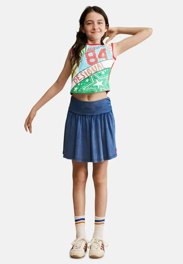 Футболка Desigual с разноцветным принтом, черный