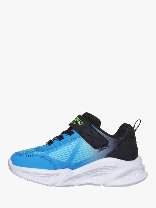 Детские светящиеся кроссовки S-Lights Meteor Lights Skechers, Blue/Black — фото 4