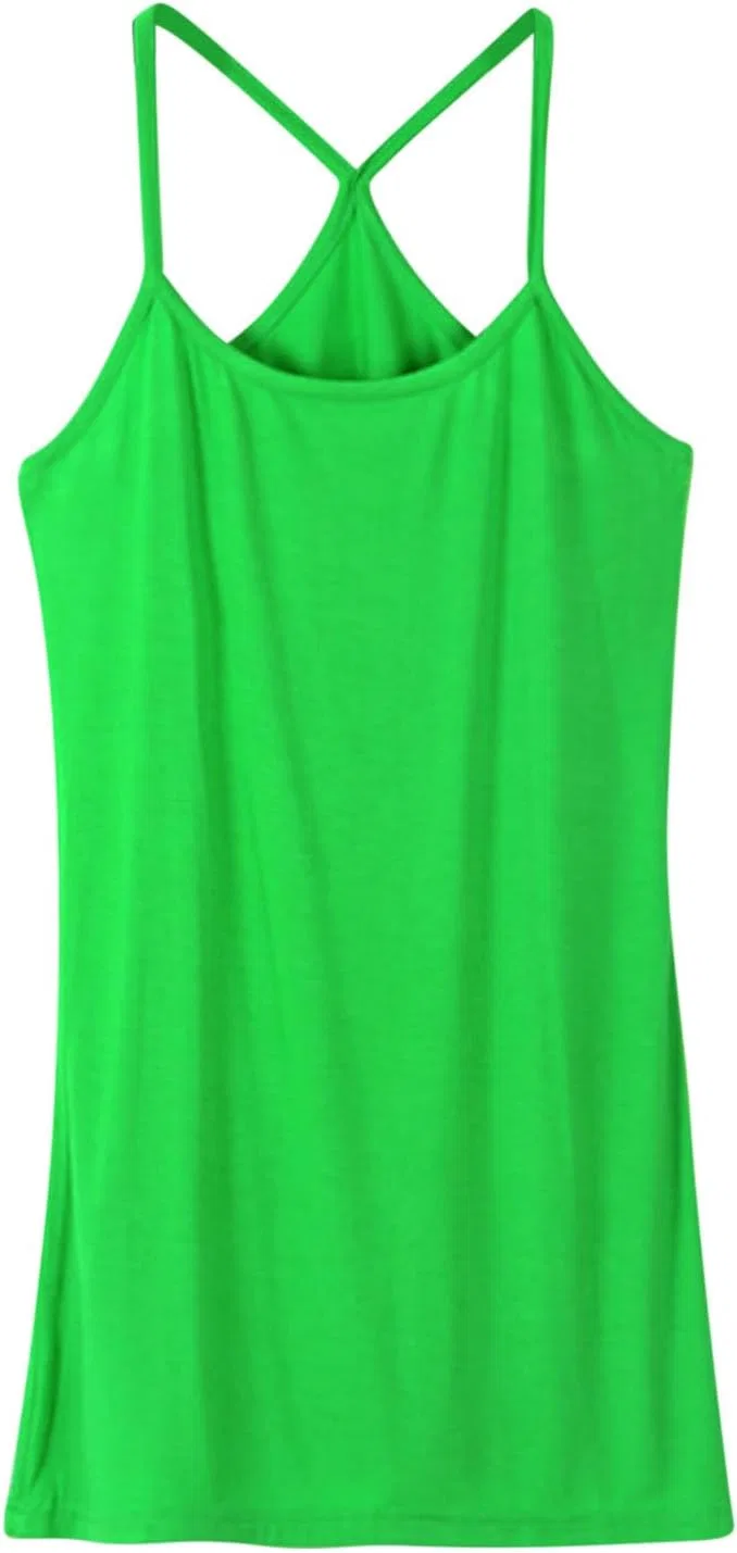 Майка спортивная женская, свободный крой, A01_green