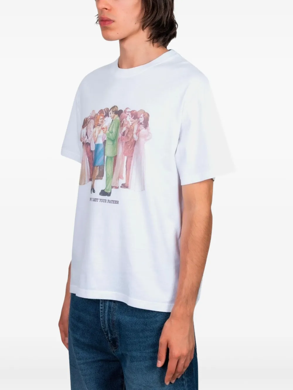 

Футболка Meet Cute graphic print T-shirt CARNE BOLLENTE, белый