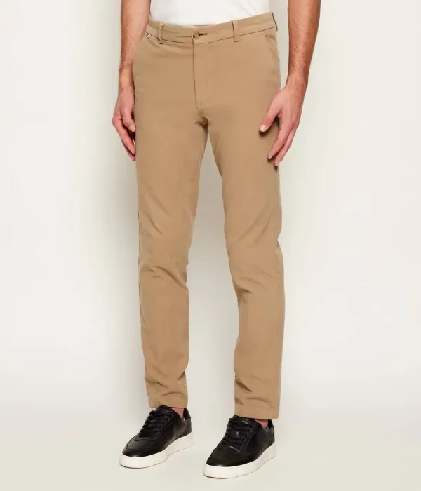 Брюки чинос H-Kaiton1 slim fit Boss, бежевый — фото 3