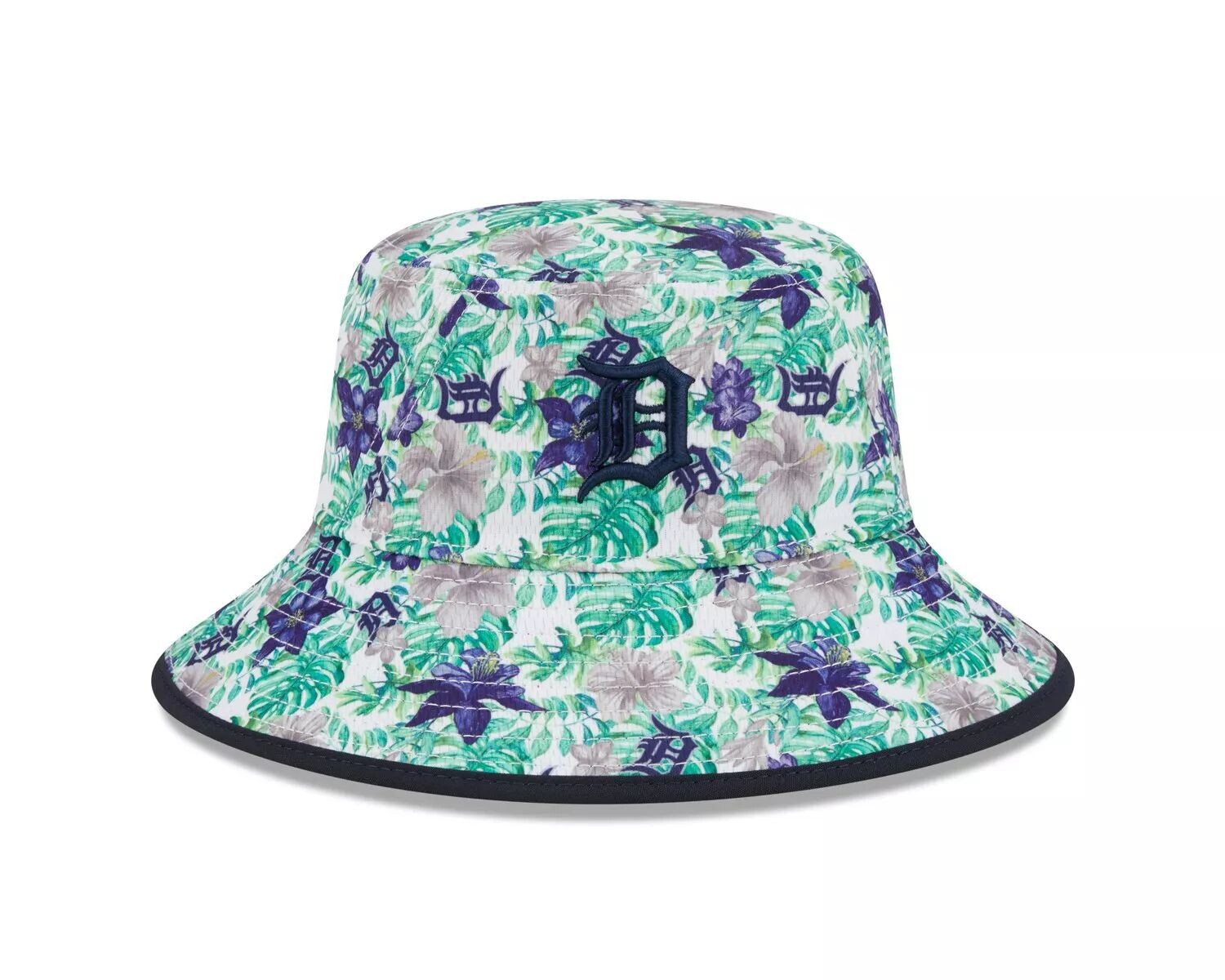 

Мужская панама New Era Detroit Tigers с тропическим цветочным принтом