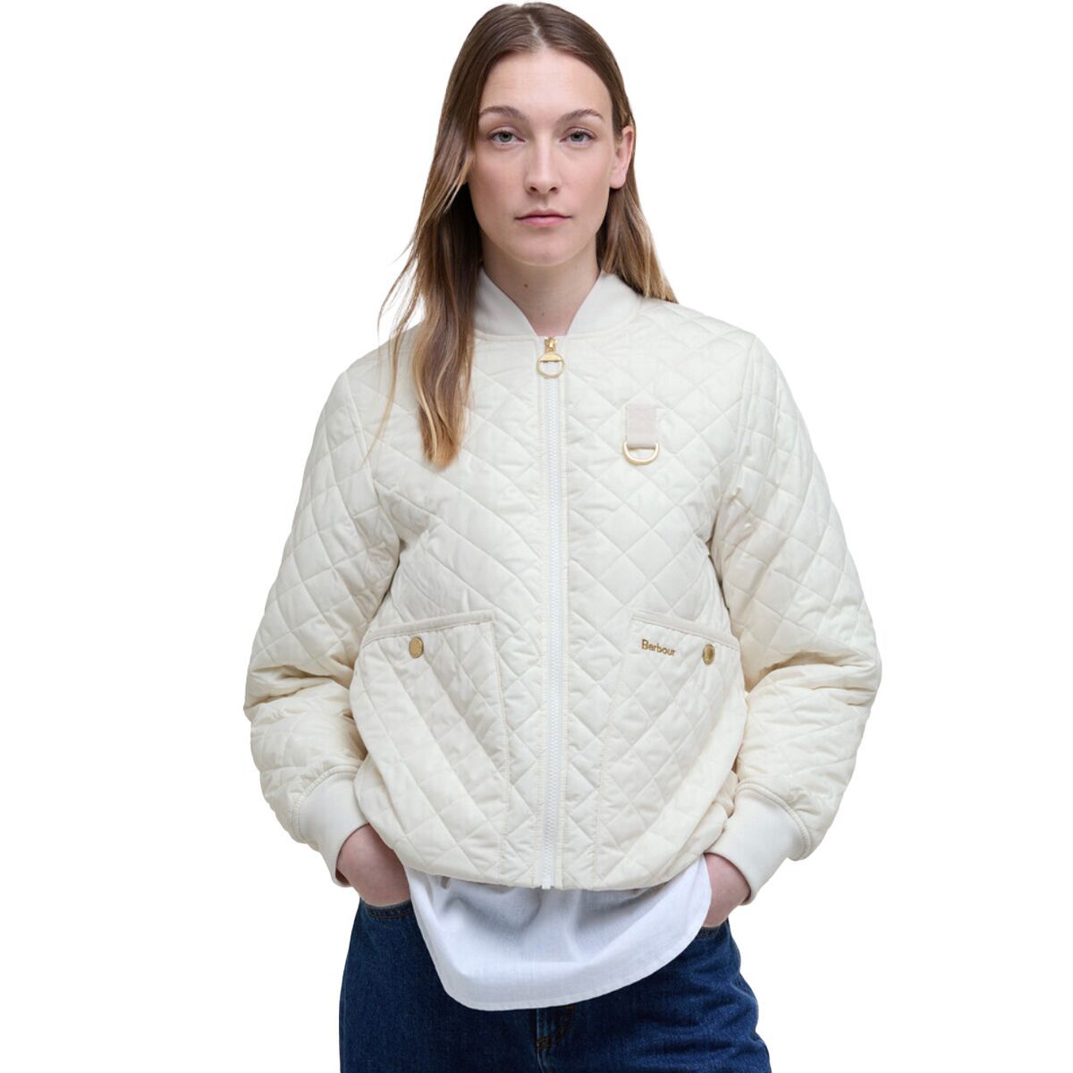 

Куртка Reyna стеганая Barbour, цвет neutral