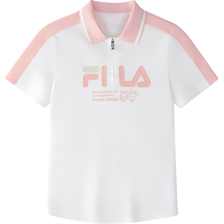

Polo футболка стандартная white для детей 3-7 лет FILA KIDS, белый