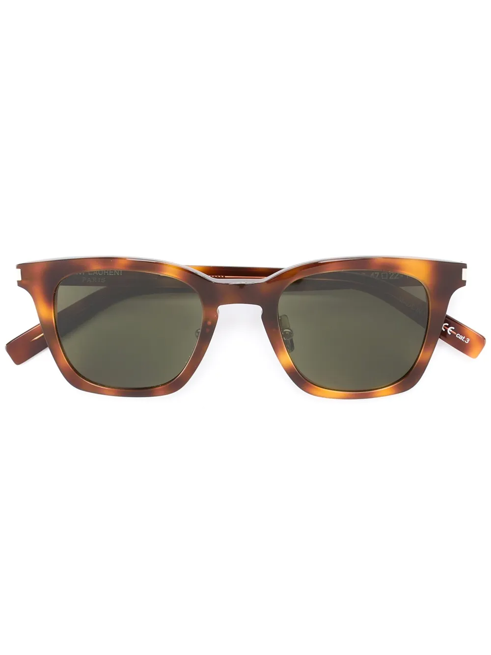 

Солнцезащитные очки 'Slim SL 138' Saint Laurent Eyewear, коричневый