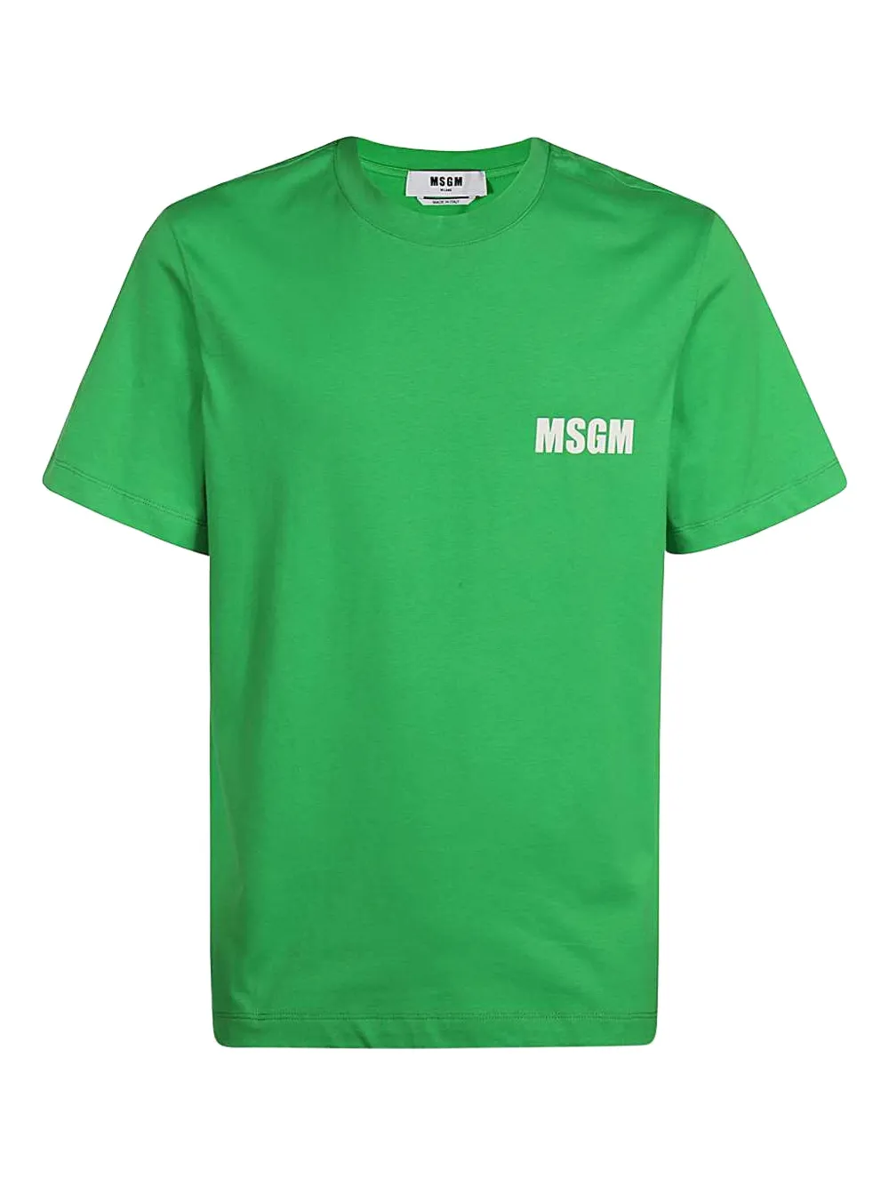 

Хлопковая футболка с логотипом MSGM, зеленый