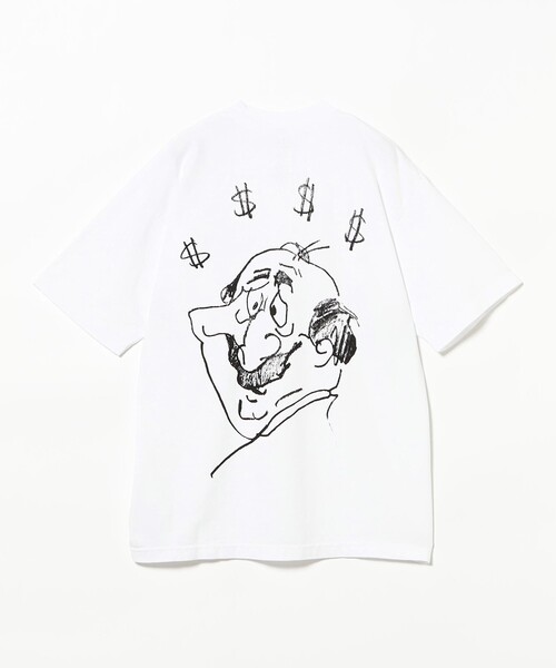 

Футболка с принтом Beams T, белая