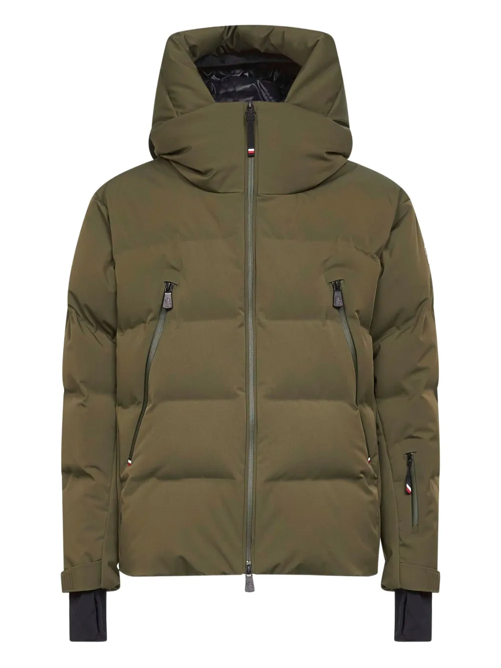 

Пуховик с капюшоном Moncler Grenoble, зеленый