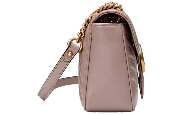 Сумка Gucci GG Marmont Matelass? Shoulder Bag, пыльная роза — фото 4
